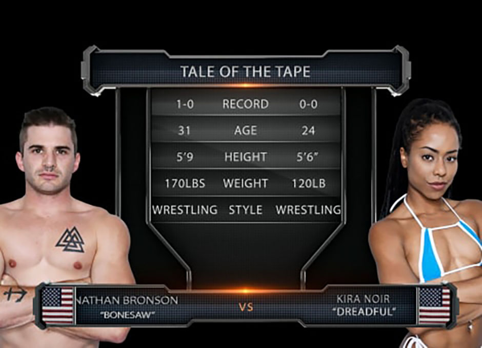 Evolved Fights Male vs Female Mixed Wrestling